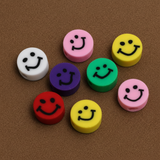 9mm Smiley Face Polymer Clay Fimo Beads
