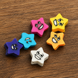 8mm Star Polymer Clay Fimo Beads