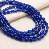 2 Strings Fire Polish Plain Glass Beads