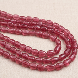 2 Strings Fire Polish Plain Glass Beads