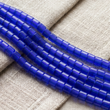 1 String, 8mm Plain Glass Beads Square