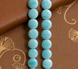 1 String Fire Polish Disc Beads  12mm