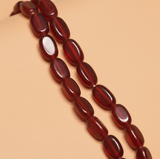 12X7mm Fire Polish Oval Beads