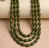 1 String 12x8mm Glass Drop Beads