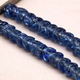 1 string 12mm Twisty Glass Beads