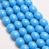 17x12 mm Faceted Glass Oval Beads