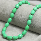 5 Strings 8x11mm Oval Glass Beads
