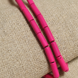 1 String Tube Glass Beads
