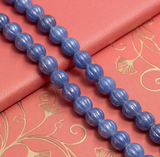 1 string 10mm Kharbooja Glass Beads
