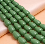 Glass Drop Beads Luster  13x8 mm