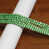 1 String 4mm Cat Eye Round Glass Beads