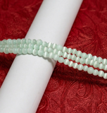 1 String 4mm Cat Eye Round Glass Beads