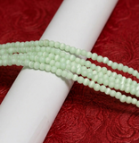 1 String 4mm Cat Eye Round Glass Beads