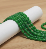 1 String, 6x4mm, Jaipuri Beads Oval