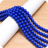 1 String 4mm Jaipuri Beads Round