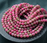 8mm 15 Inch Dual Tone Crackle Glass Beads Round Strings