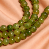 8mm 15 Inch Dual Tone Crackle Glass Beads Round Strings