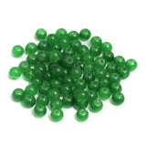 100Gm, 6mm Plain Glass Beads