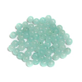 100Gm, 6mm Plain Glass Beads