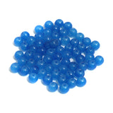 100Gm, 6mm Plain Glass Beads