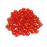 100Gm, 6mm Plain Glass Beads