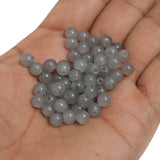 100Gm, 6mm Plain Glass Beads