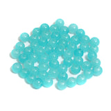 100Gm, 6mm Plain Glass Beads