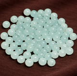 100Gm, 6mm Plain Glass Beads