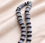 1 String Glass Kharbooza Beads Double Color 8mm