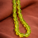1 String Fire Polish Flat Oval Beads 10x8mm