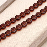 1 String Fire Polish Disc Beads  10mm