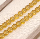 1 String Fire Polish Disc Beads  10mm