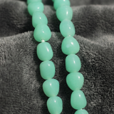 1 String 10mm Glass Tumble Beads
