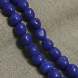 1 String 10mm Glass Tumble Beads