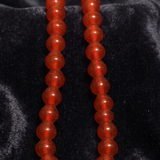1 String Glass Drop Beads 10 mm