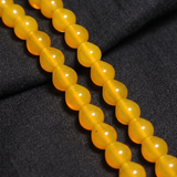 1 String Glass Drop Beads 10 mm