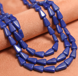 1 String 15X11mm Glass Tikona Beads