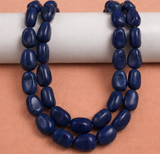 1 String 16X12mm Glass Tumble Beads