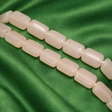 1 String 15X10mm Glass Rectangle Beads