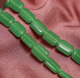 1 String 15X10mm Glass Rectangle Beads