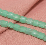 1 String 10mm Glass Square Beads