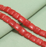 1 String 10mm Glass Square Beads