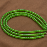 2 Strings 4x4mm Glass Tyre Beads