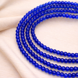 1 Strings Red Round Glass Beads 5mm