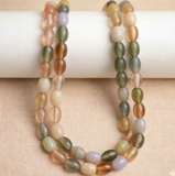 5 Strings, 10x8mm Oval Fire Polish Glass Beads