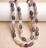 5 Strings, 10x8mm Oval Fire Polish Glass Beads