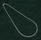 Sterling Silver Paper Clip Chain 45 cms