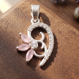 92.5 Sterling Silver Bloom Curve Pendant