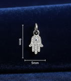 Sterling Silver Hamsa Hand Charm