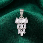 92.5 Sterling Silver Aurora Cascade Pendant